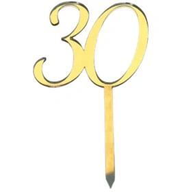 Zlaté číslo 30 se zápichem